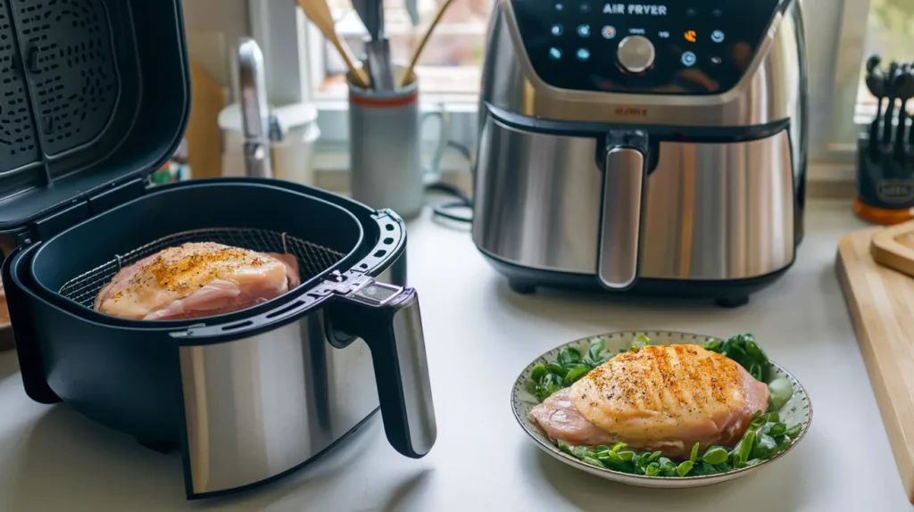 Ready to Cook. Air Frying Frozen Chicken Breast